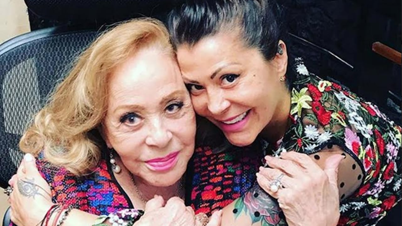 Alejandra Guzmán y Silvia Pinal