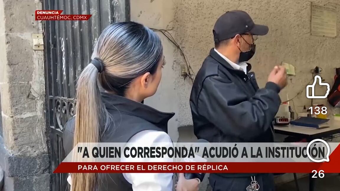 "A Quien Corresponda" en las instalaciones de la Universidad para el Bienestar Benito Juárez en la alcaldía Cuauhtémoc