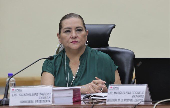 Guadalupe Taddei, consejera presidenta del INE