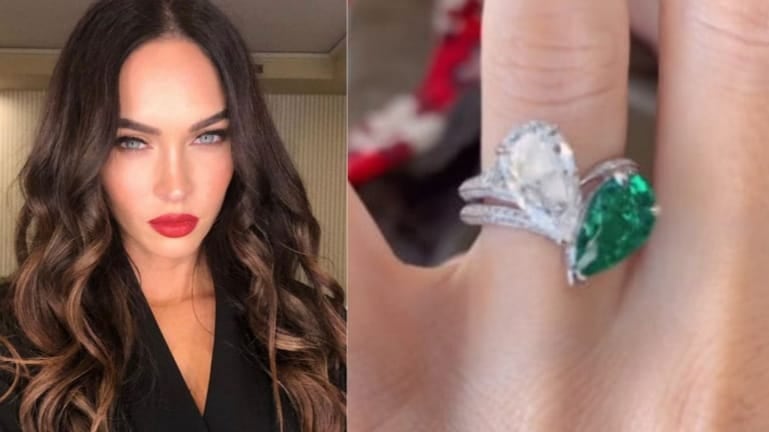 El anillo de compromiso de Megan Fox tiene espinas; puede lastimarla si se lo quita
