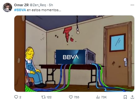 Memes por la caída de BBVA