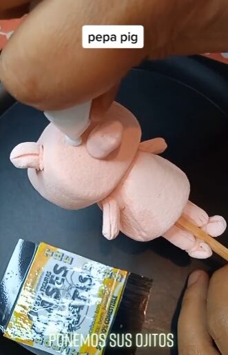 Paletas de bombón de Peppa Pig