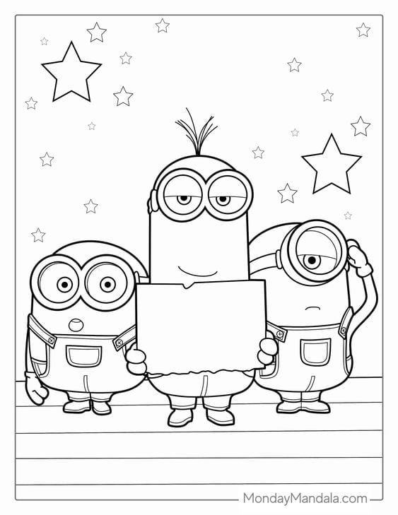 Dibujos de Mi Villano Favorito 4 para colorear