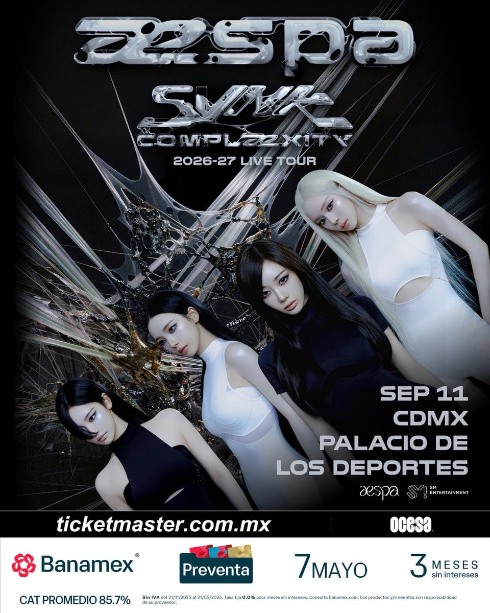Aespa regresa a México: fecha, sede, preventa y boletos para su concierto en CDMX