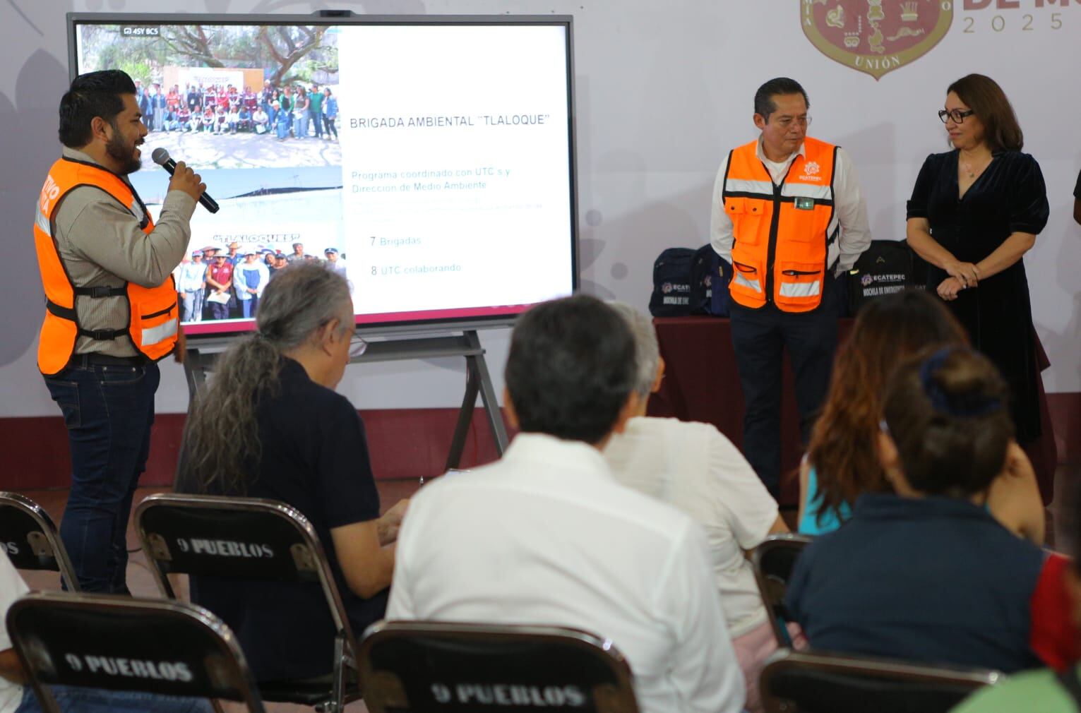 Azucena Cisneros anuncia operativo tormenta contra inundaciones en Ecatepec