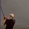 VIDEO: El momento exacto en que un rayo impacta contra una pelota de golf