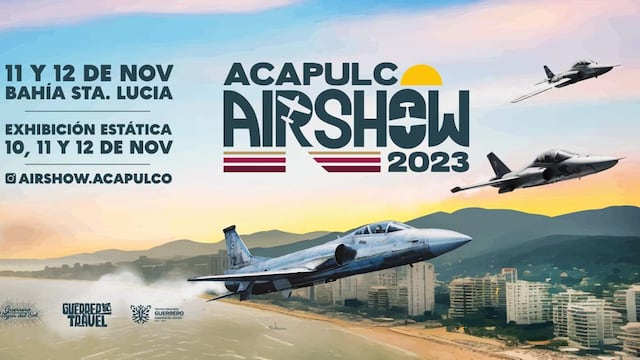 Guerrero cierra el 2023 con Mocedades, Air Show 2023 y Luis Miguel en Acapulco
