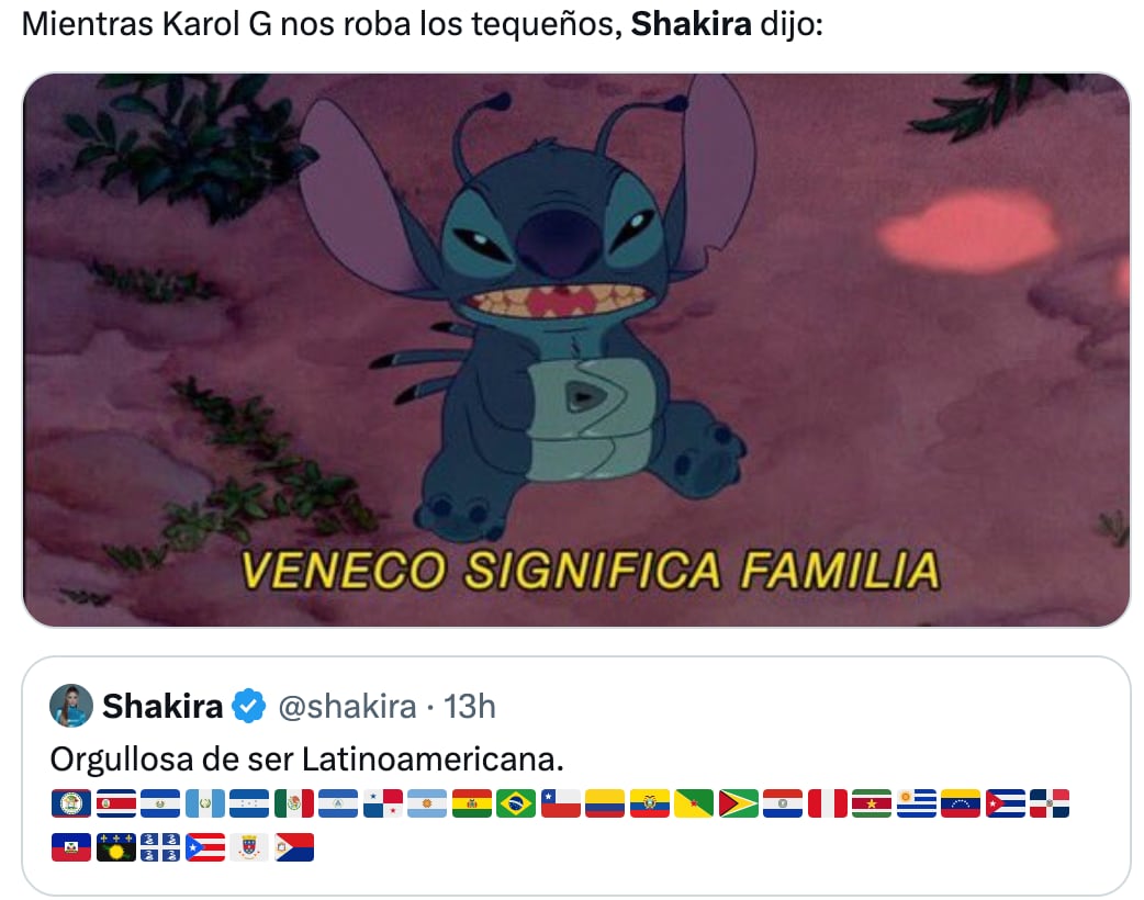 Memes apoyan a Shakira tras las declaraciones de Piqué sobre Latinoamérica