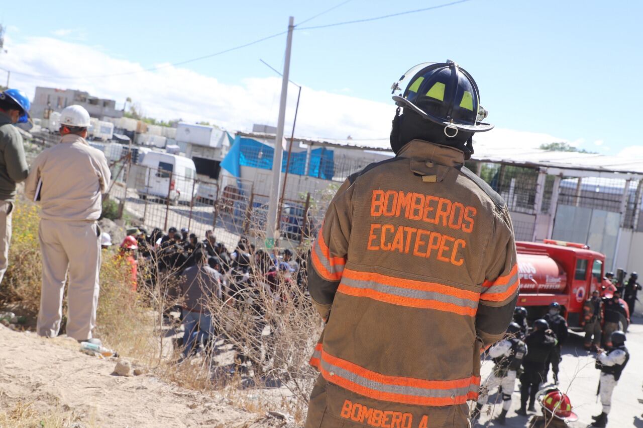Bomberos en operativo