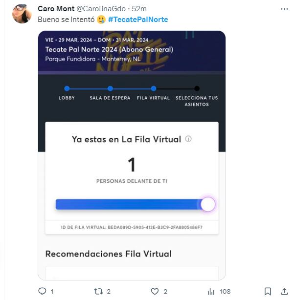 Memes por el precio de los boletos para el Tecate Pal Norte 2024