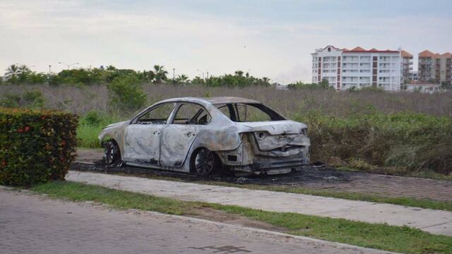Coche calcinado mazatlan
