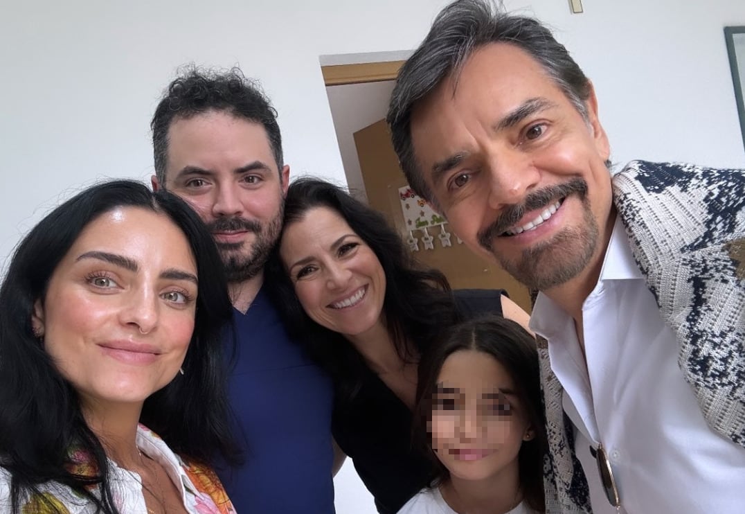 Eugenio Derbez, José Eduardo Derbez y Alessandra Rosaldo