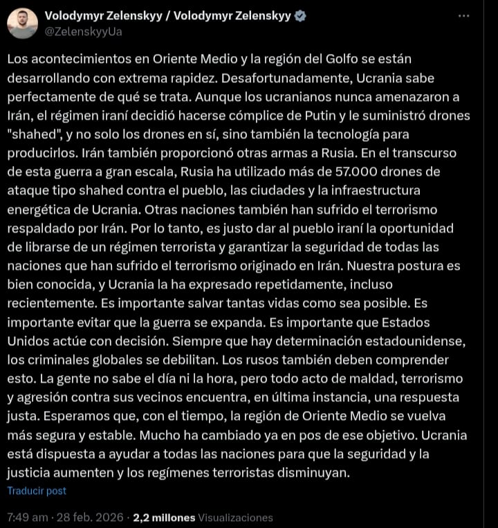 Reacciones del mundo tras ataque a Irán