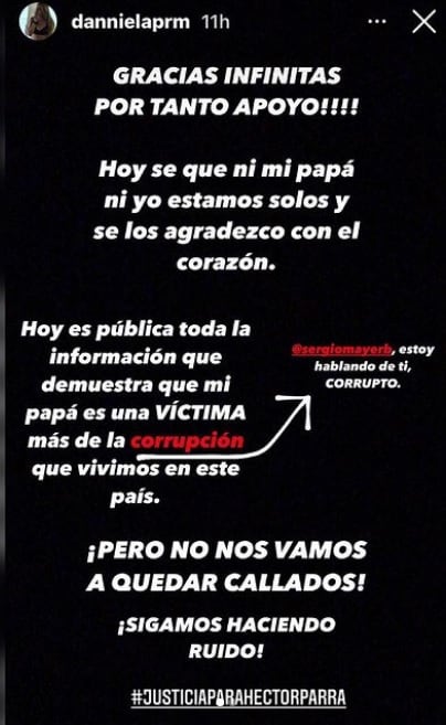 Daniela Parra tacha a Sergio Mayer de corrupto