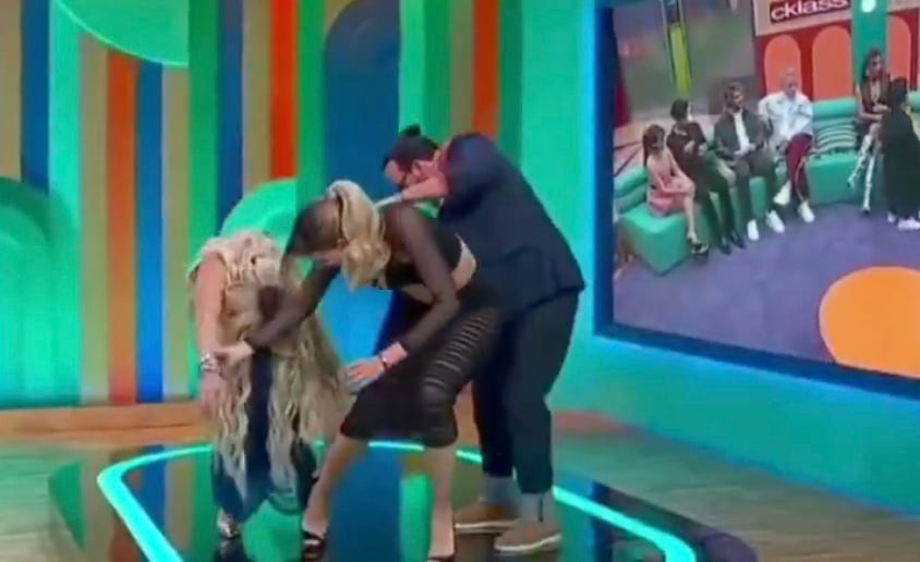 Marie Claire Harp le enterró el tacón en el pie a Wendy Guevara