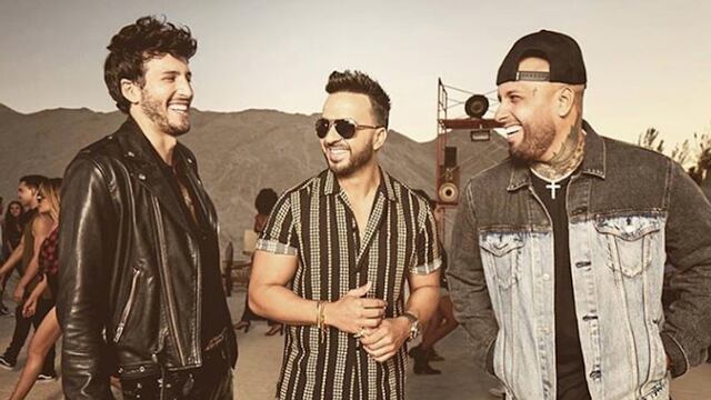 Sebastián Yatra, Luis Fonsi y Nicky Jam