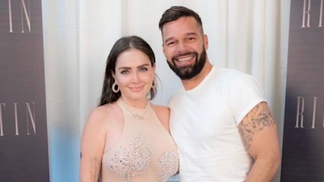 Celia Lora y Ricky Martin