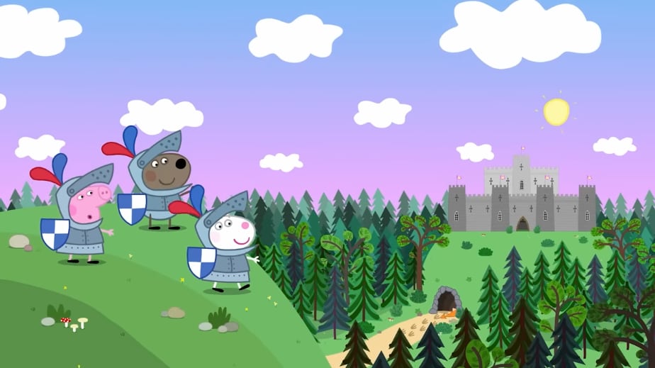 Peppa Pig por estreno de Cómo entrenar a tu dragón