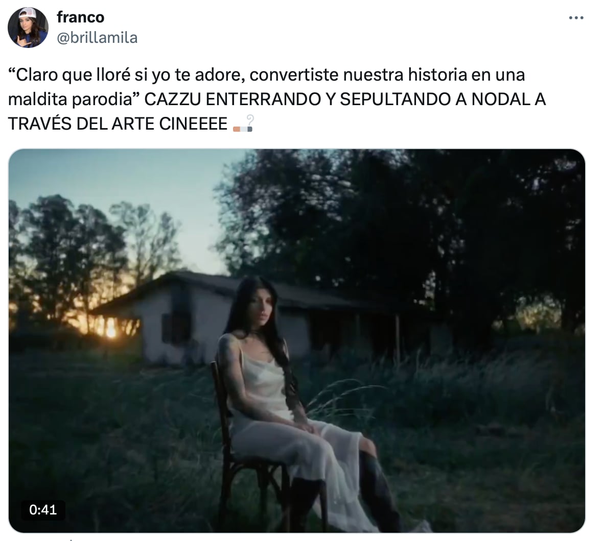 Cazzu deja memes dolidos por La Cueva