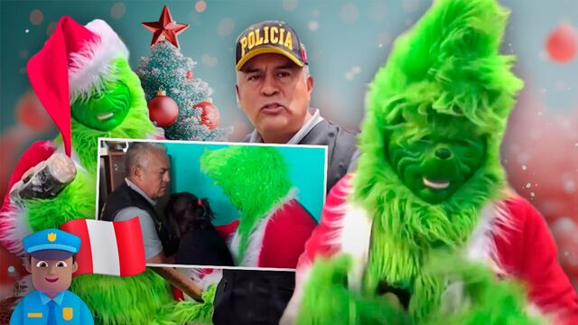 El Grinch detiene a narcomenudistas con la Policía de Perú