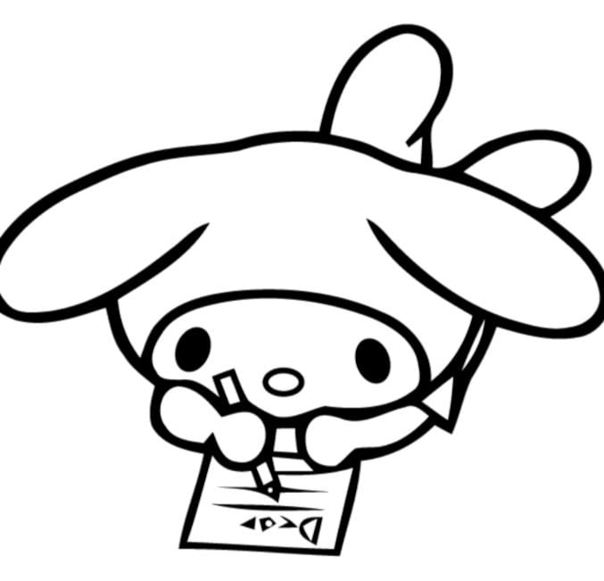 My Melody escritora por el Día Internacional de la Mujer