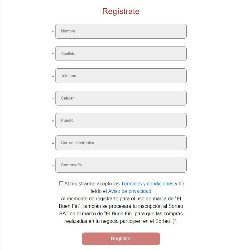 Registra tu negocio en El Buen Fin 2024