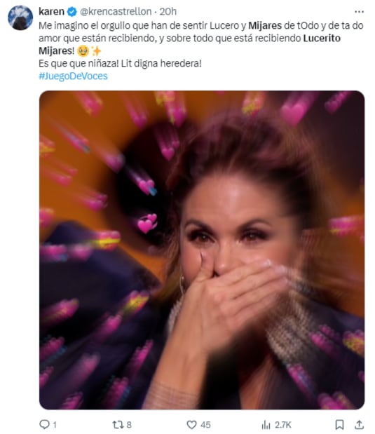 Memes de Lucero Mijares en Juego de Voces 2024