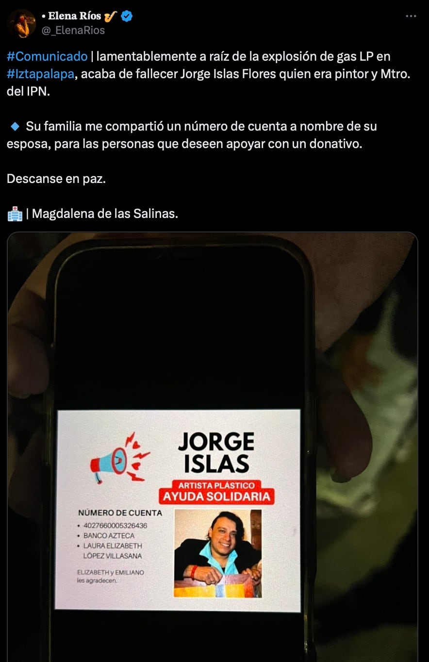 Familia de Jorge Islas confirma su muerte