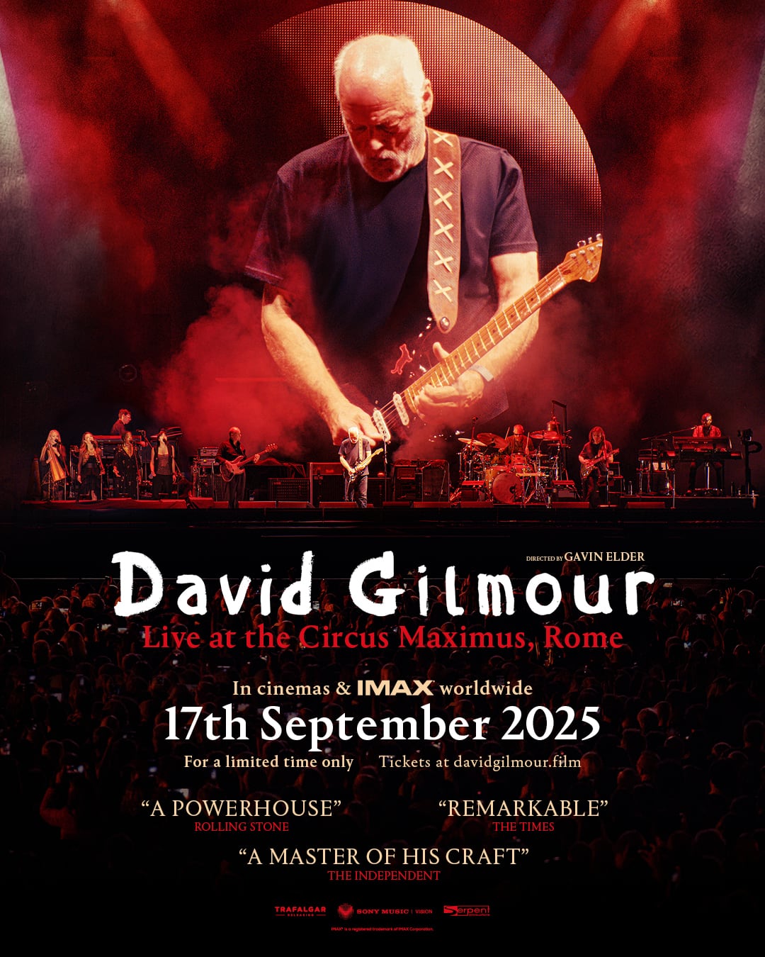 Concierto de David Gilmour en Circus Maximus de Roma
