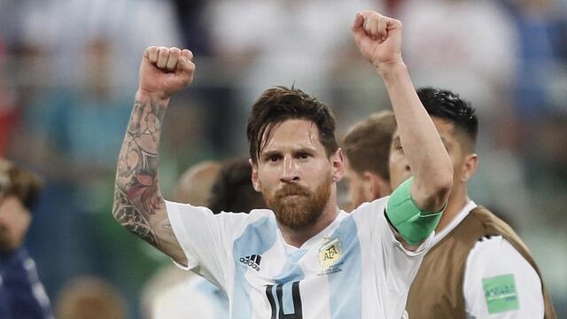 Messi en Rusia 2018.