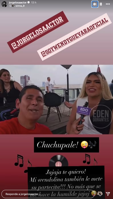 Jorge Losa confirma colaboración musical con Wendy Guevara