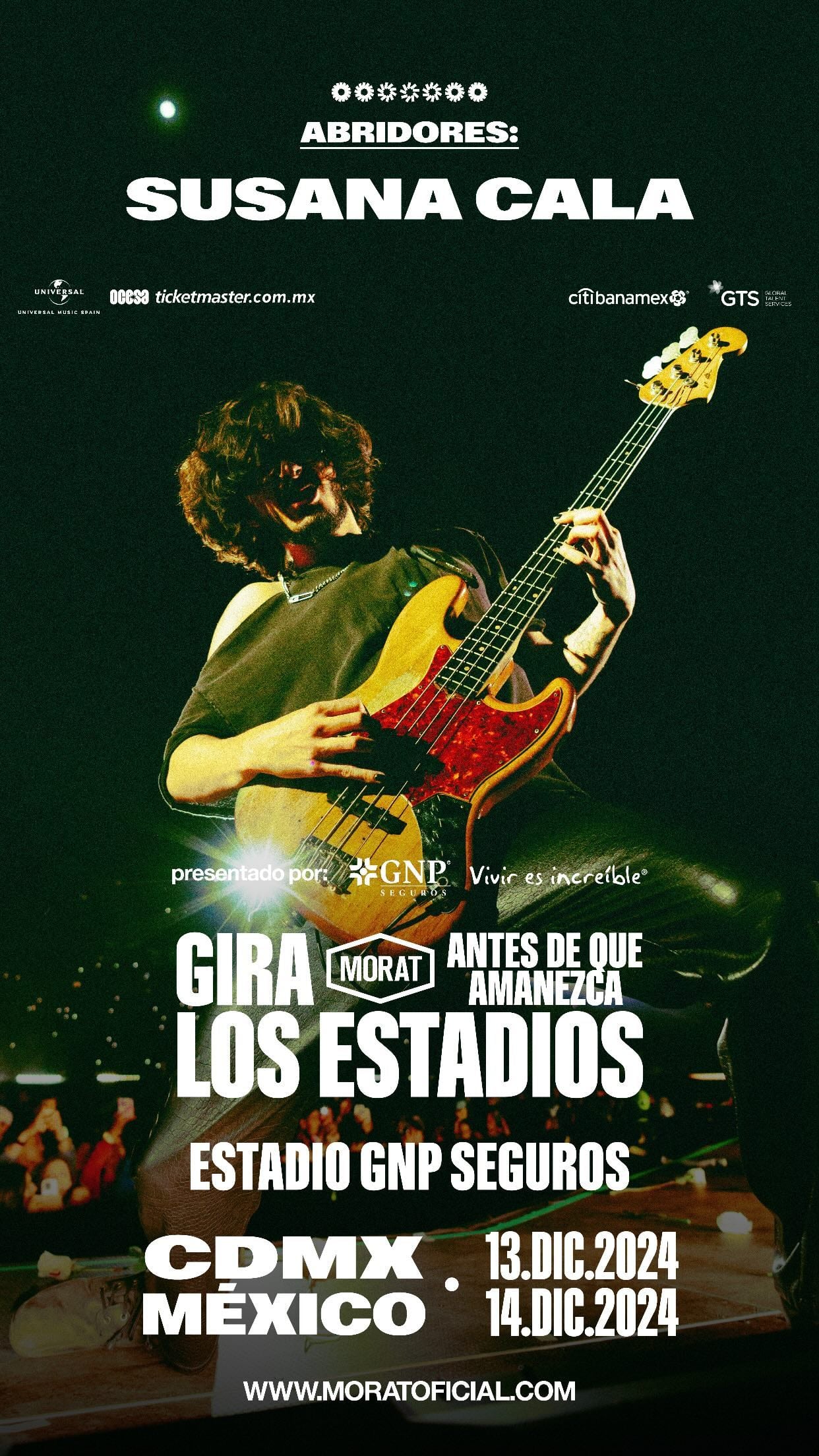 Los artistas que abrirán los conciertos de Morat en el Estadio GNP Seguros de la CDMX