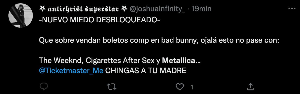 Miedo por boletos cancelados de Bad Bunny