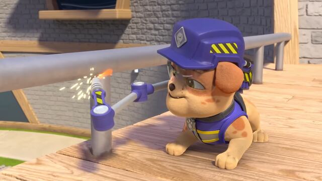 Rubble y Equipo de Paw Patrol por el Día Internacional de la Mujer en la Ingeniería