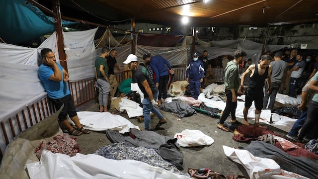 Israel lanzó un ataque contra el hospital Al-Alhi en Gaza