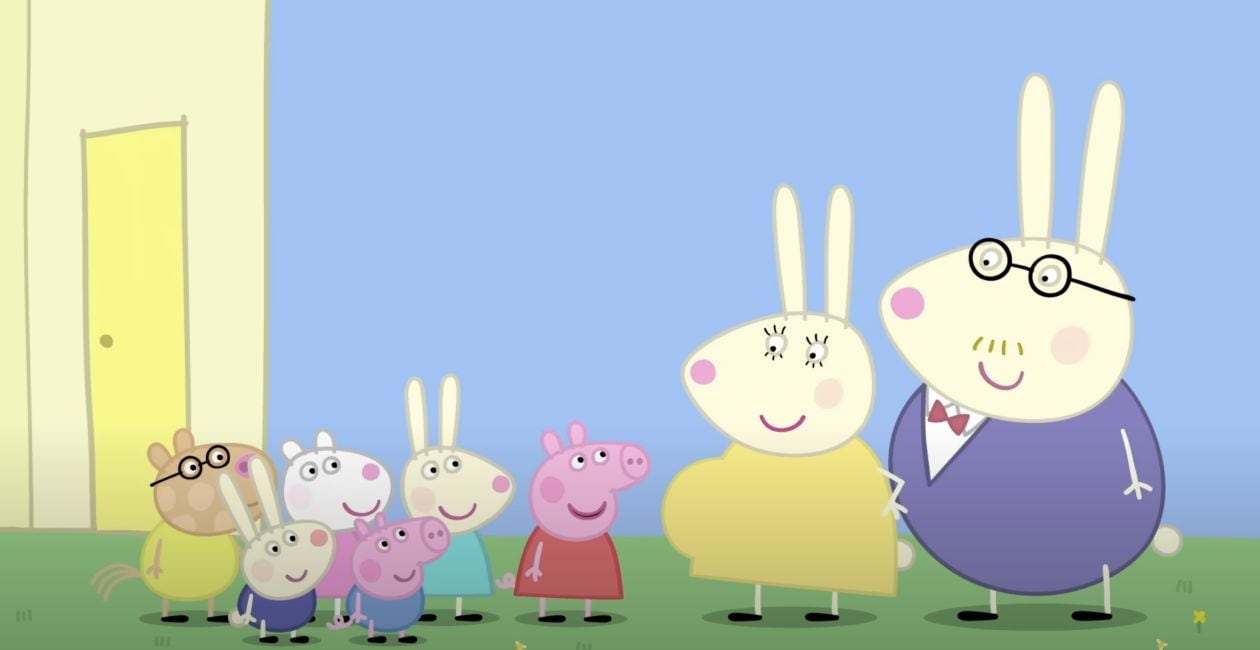 Peppa Pig y el nuevo bebé de Mamá Liebre