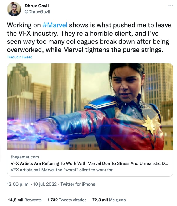 Quejas contra Marvel