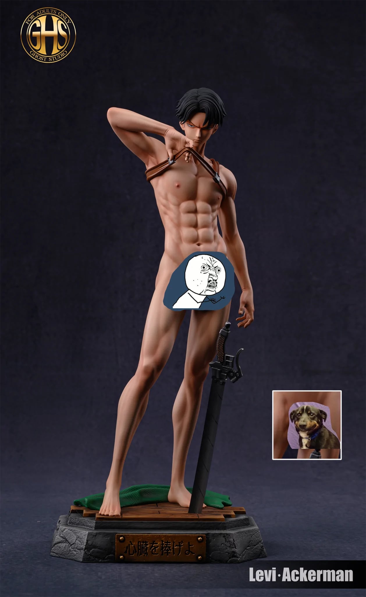 Levi Ackerman de Attack on Titan estrena figura +18