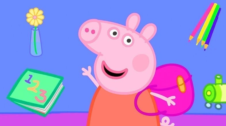 Set de útiles escolares Peppa Pig