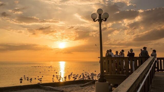 Foto ilustrativa del balcón de madera que se derrumbó.