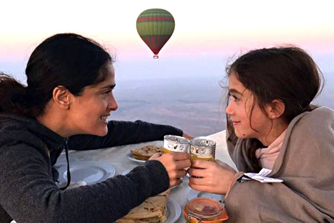 Salma Hayek y su hija, Valentina.