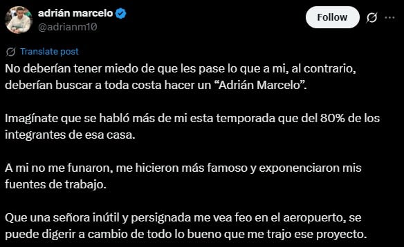 Adrián Marcelo habla de LCDLF 2025