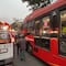 Unidad de Metrobús CDMX Línea 2 chocó en la colonia Escandón; hay 8 heridos