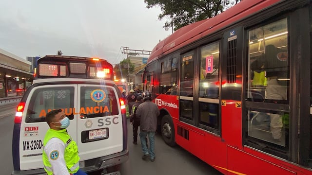 Choque Metrobús CDMX
