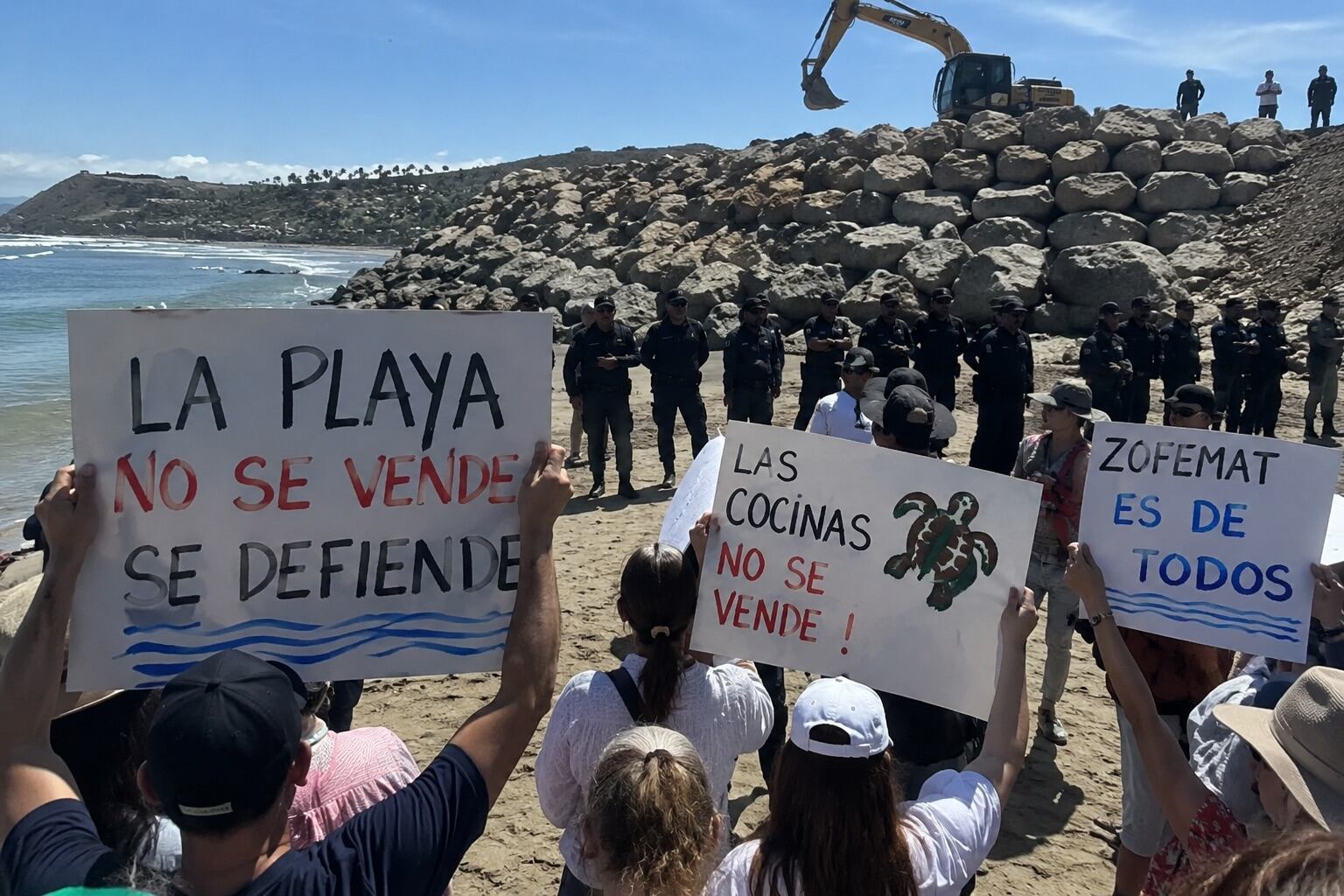 Playa Las Cocinas: denuncian daños ambientales por desarrollo inmobiliario en Nayarit