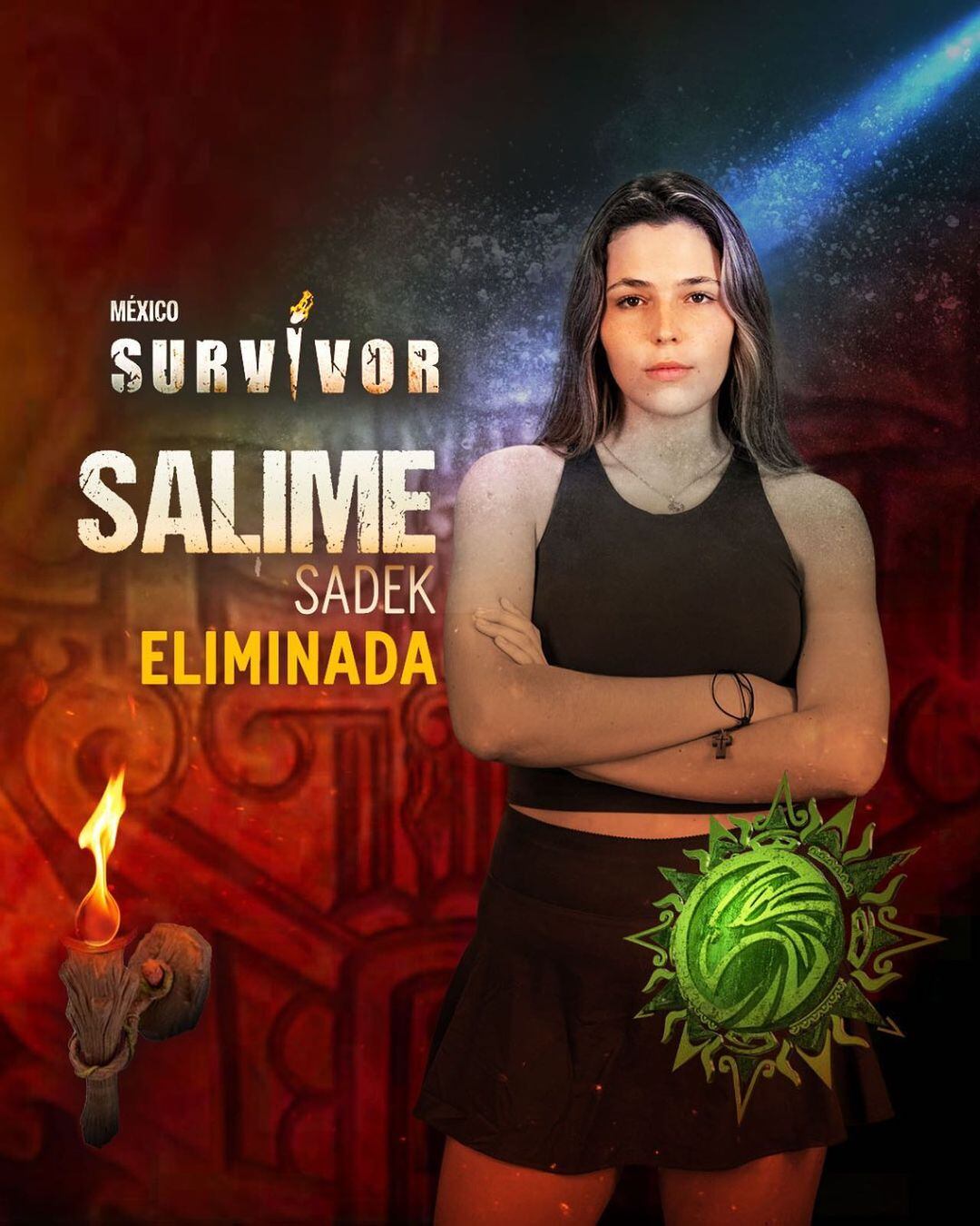 Salime Sadek, primera eliminada de Survivor México 2022