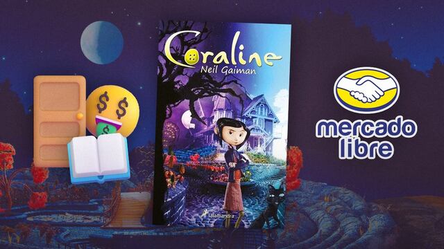 El precio del libro de Coraline y la puerta secreta en Mercado Libre