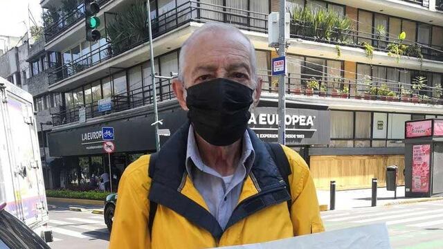 Adulto mayor pide trabajo