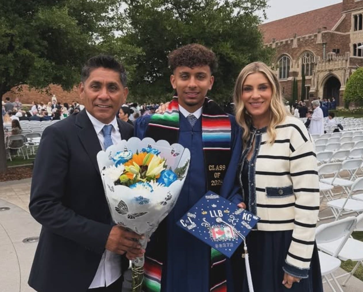 Antonio Campos, hijo de Jorge Campos y joven portero.