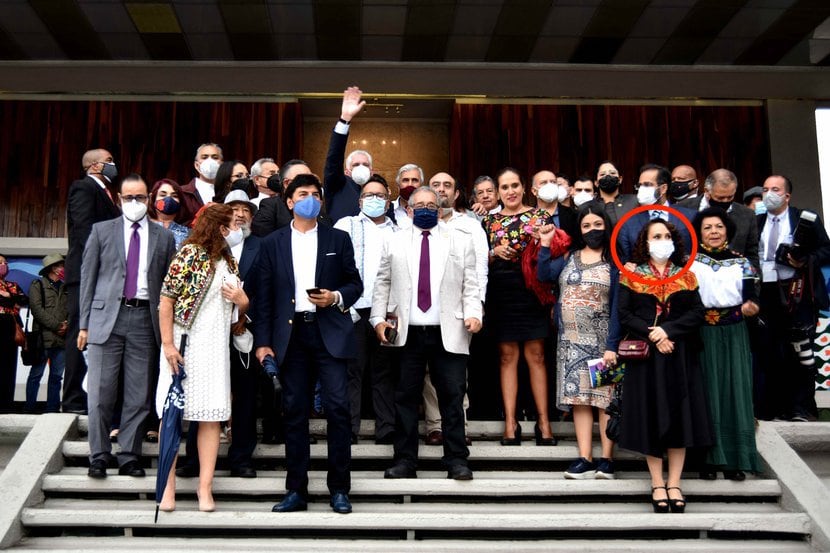 Miguel Díaz-Canel y Dolores Padierna